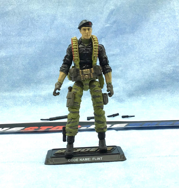 2014 SDCC 50TH ANNIVERSARY G.I. JOE FLINT V23A DANGER AT THE DOCKS PACK V.A.M.P. MK-II DRIVER COMIC CONVENTION EXCLUSIVE LOOSE 100% COMPLETE NO F/C