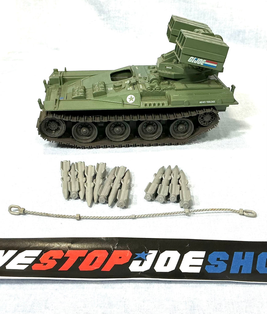 1983 VINTAGE ARAH G.I. JOE WOLVERINE ARMORED MISSILE VEHICLE ONLY LOOSE 100% COMPLETE (e)