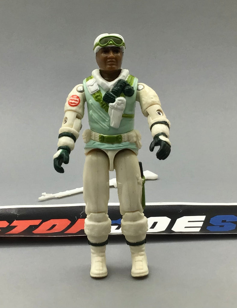 1986 VINTAGE ARAH G.I. JOE ICEBERG V1 ARCTIC ASSAULT TROOPER LOOSE 100% COMPLETE (i)