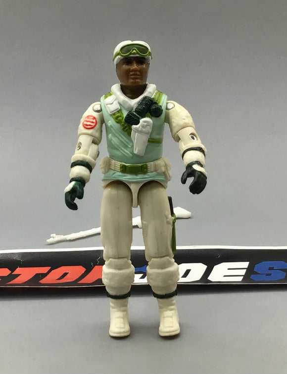 1986 VINTAGE ARAH G.I. JOE ICEBERG V1 ARCTIC ASSAULT TROOPER LOOSE 100% COMPLETE (i)