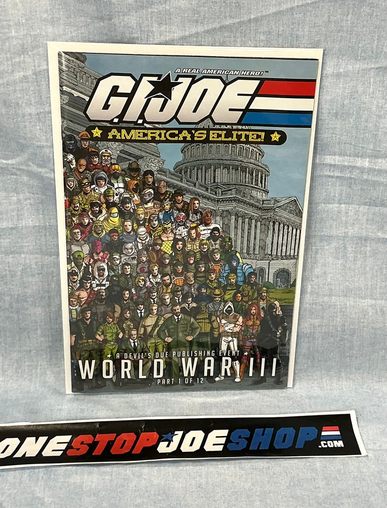 DEVIL'S DUE PUBLISHING G.I. JOE AMERICA'S ELITE (2005-2008) ISSUE #25 [25TH ANNIVERSARY WRAPAROUND COVER] COMIC BOOK JULY 2007 (bt)