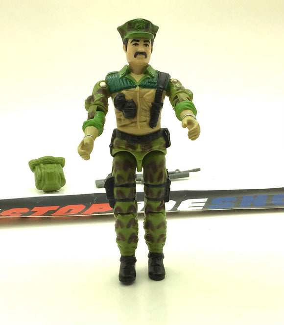 1986 VINTAGE ARAH G.I. JOE LEATHERNECK V1 MARINE LOOSE 100% COMPLETE (i)