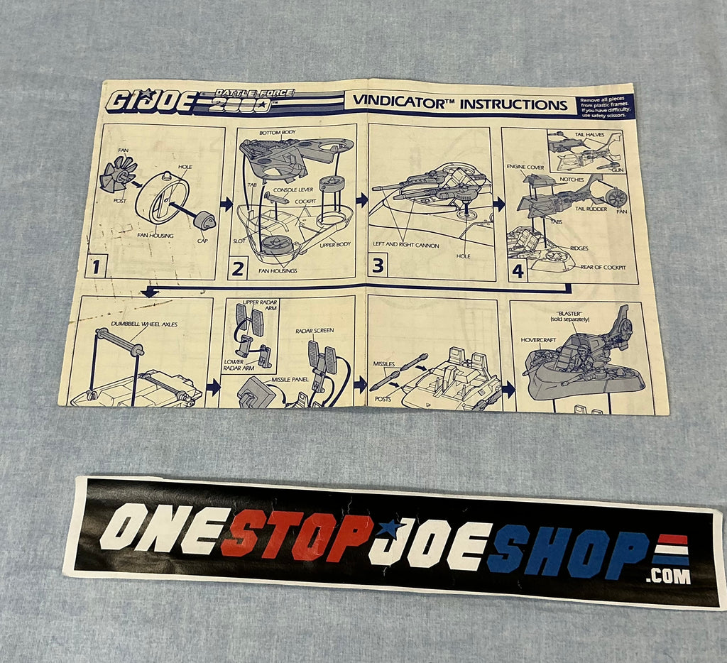 1987 VINTAGE ARAH VINDICATOR VEHICLE BLUEPRINTS