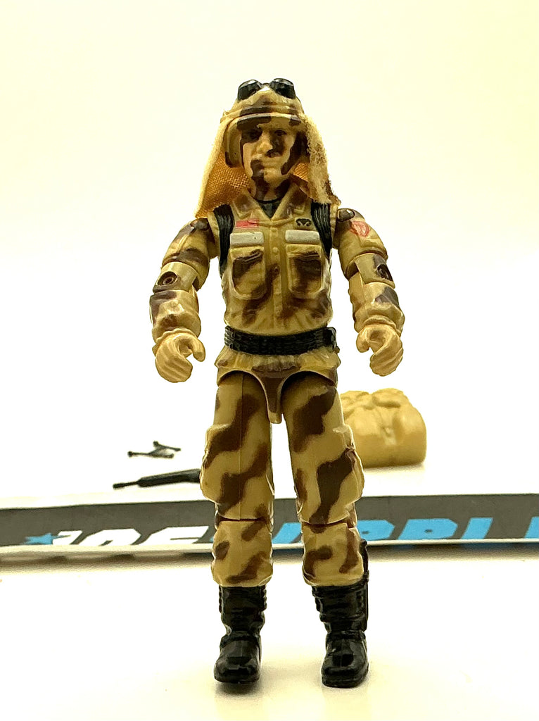 1985 VINTAGE ARAH G.I. JOE DUSTY V1 DESERT TROOPER LOOSE 100% COMPLETE (h)