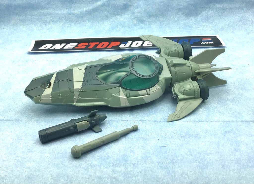 2011 ROC G.I. JOE POLAR SHARC SUBMARINE ALPHA VEHICLE ROSS EXCLUSIVE LOOSE COMPLETE NO STICKERS & BLUEPRINTS