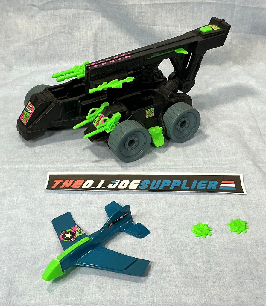 1991 VINTAGE ARAH G.I. JOE ATTACK CRUISER VEHICLE LOOSE 100% COMPLETE (b)