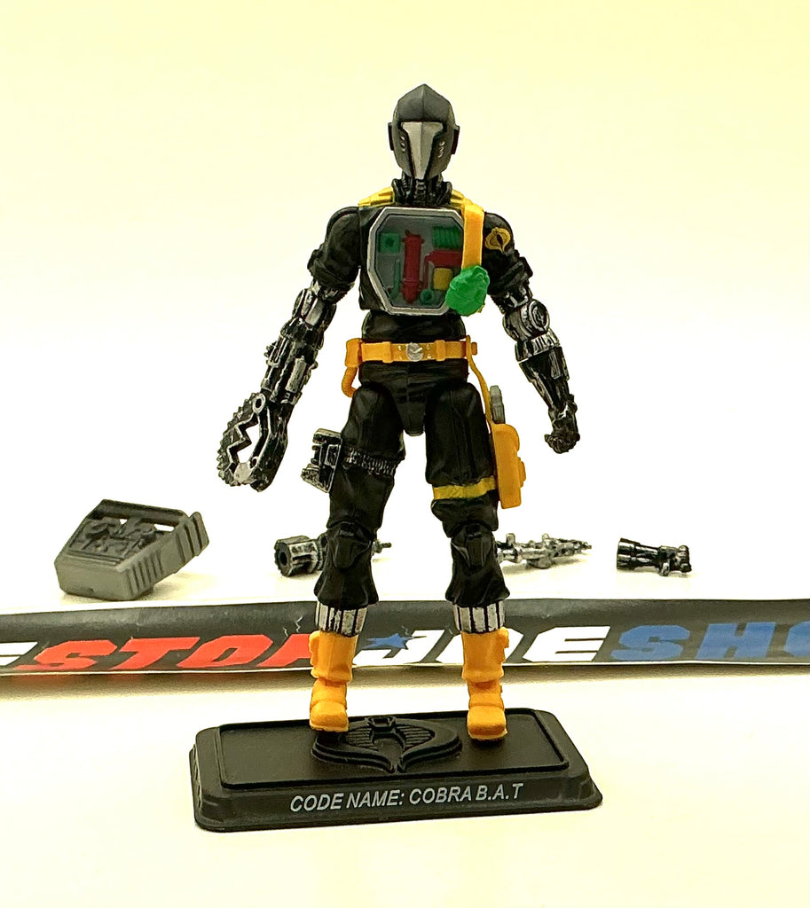 2008 25TH ANNIVERSARY G.I. JOE COBRA B.A.T. BAT V17 WAVE 9 LOOSE 100% COMPLETE NO F/C