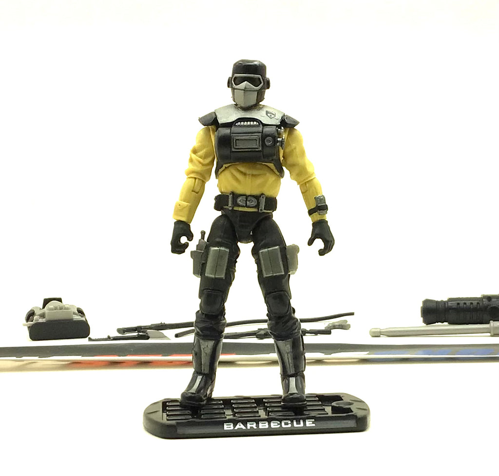 2009 ROC G.I. JOE BARBECUE V4 HEADQUARTERS FOR HEROES TRU EXCLUSIVE LOOSE 100% COMPLETE NO F/C