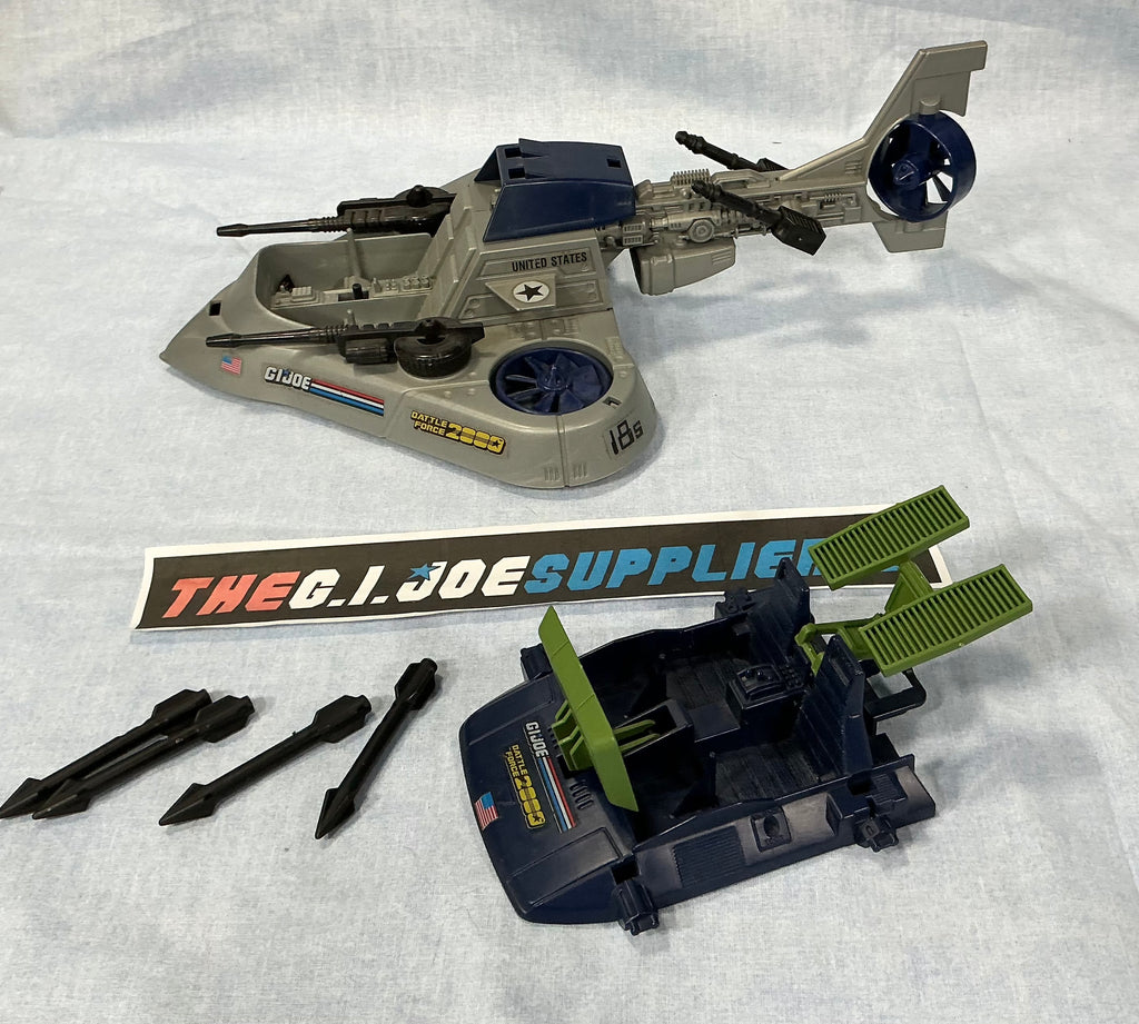 1987 VINTAGE ARAH G.I. JOE BATTLE FORCE 2000 VINDICATOR VEHICLE ONLY LOOSE 100% COMPLETE (a)