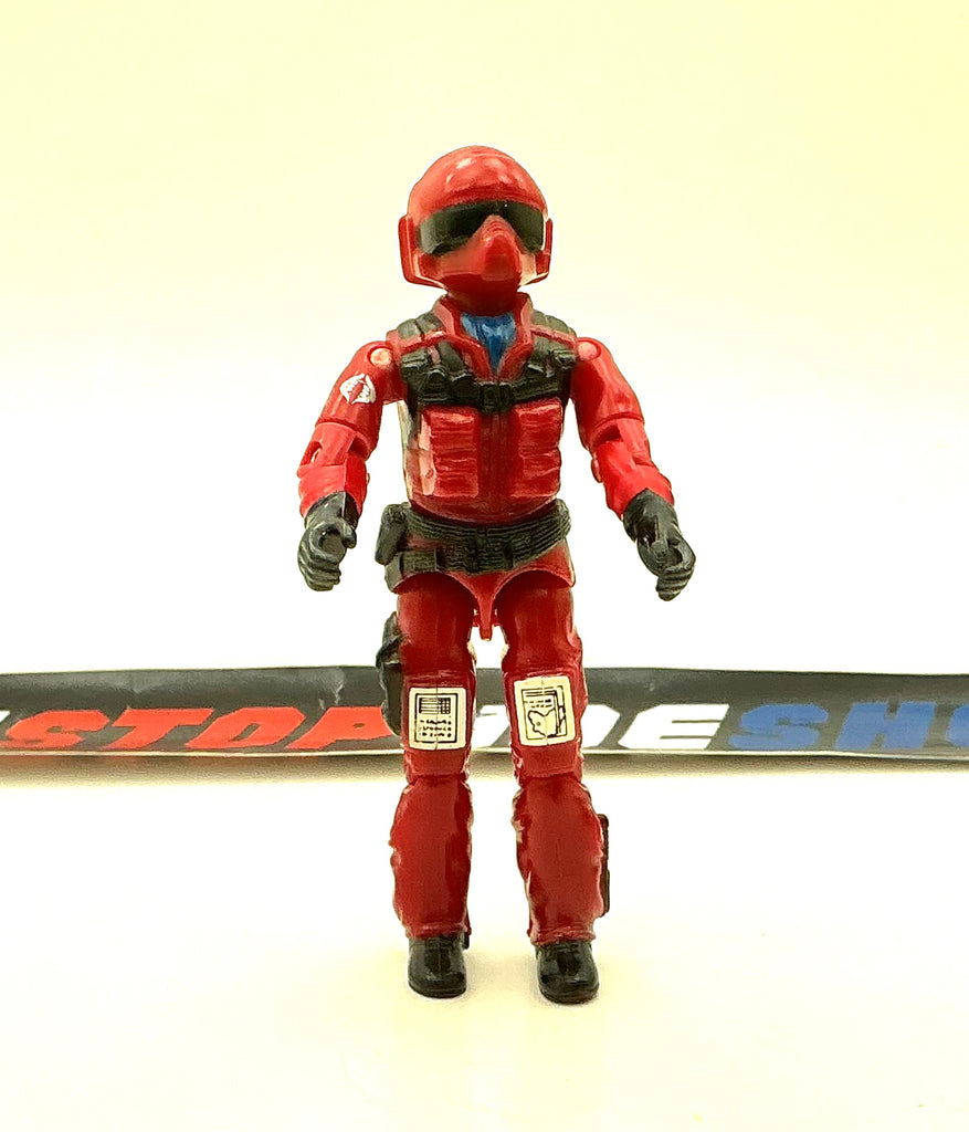 1984 VINTAGE ARAH G.I. JOE COBRA WILD WEASEL V1 RATTLER PILOT LOOSE 100% COMPLETE (h)