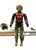 1985 VINTAGE ARAH G.I. JOE COBRA EELS V1 COBRA FROGMAN LOOSE 100% COMPLETE (m)