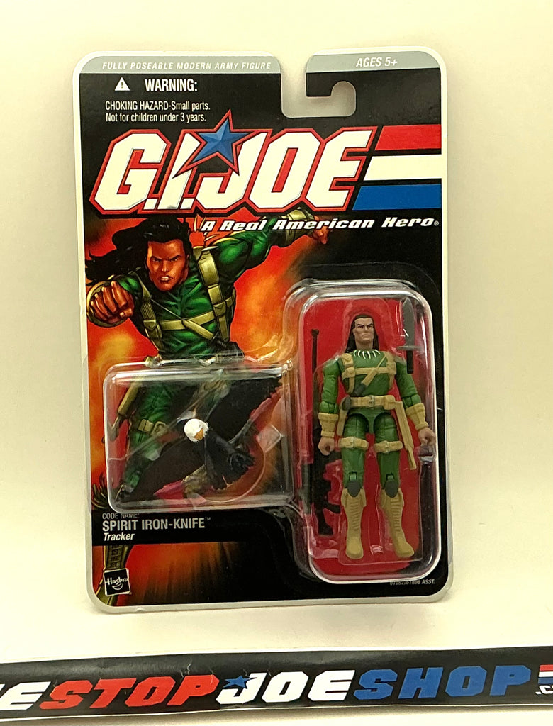 2005 DTC G.I. JOE SPIRIT IRON-KNIFE V1 TRACKER NEW SEALED