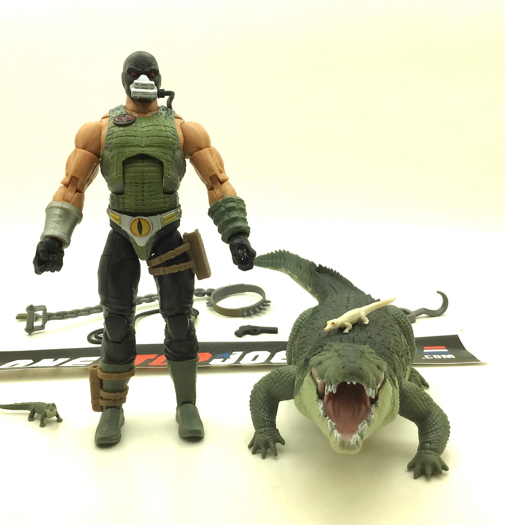 2022 CLASSIFIED G.I. JOE COBRA CROC MASTER W/ FIONA #38 6" FIGURE LOOSE 100% COMPLETE