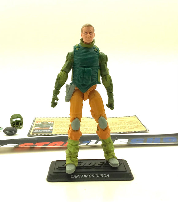 2018 FSS 8.0 G.I. JOE CAPTAIN CAPT. GRID-IRON V2 GI JOE COLLECTORS CLUB EXCLUSIVE LOOSE 100% COMPLETE + F/C