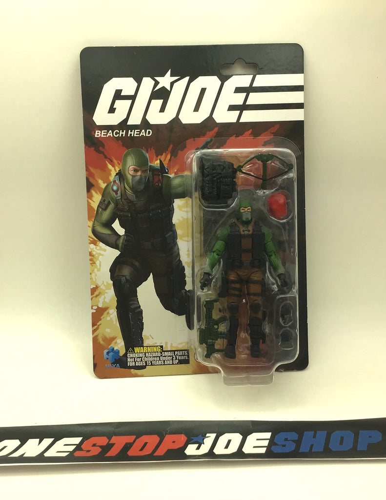 2024 HIYA TOYS G.I. JOE BEACHHEAD EXQUISITE MINI SERIES 1/18 SCALE 4 INCH NEW SEALED