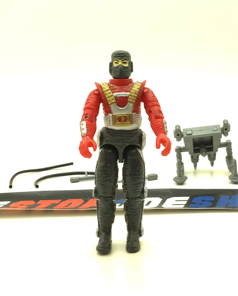 1988 VINTAGE ARAH G.I. JOE COBRA ASTRO VIPER V1 COBRANAUT LOOSE 100% COMPLETE (e)