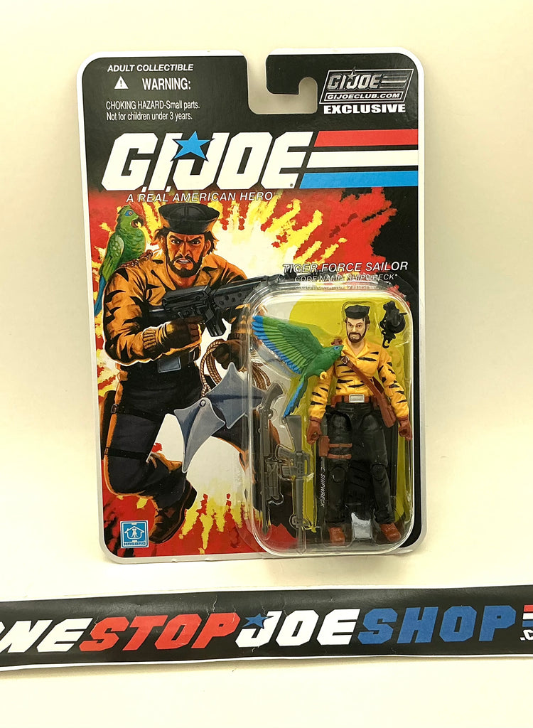 2013 FSS 2.0 G.I. JOE SHIPWRECK V18 TIGER FORCE SAILOR GI JOE COLLECTORS CLUB EXCLUSIVE NEW SEALED
