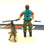 1987 VINTAGE ARAH G.I. JOE LAW & ORDER V1 M.P. & K-9 LOOSE 100% COMPLETE (d)