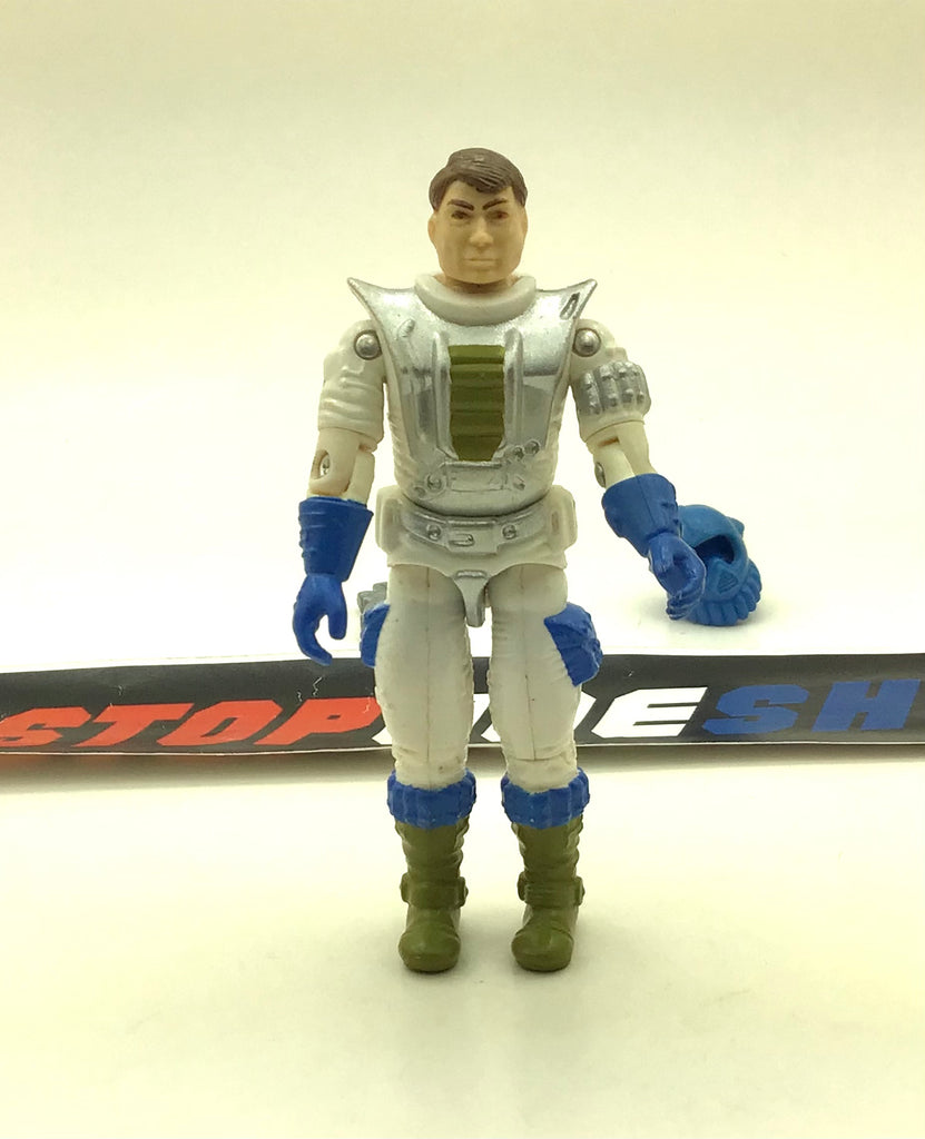 1987 VINTAGE ARAH G.I. JOE MAVERICK V1 BATTLE FORCE 2000 VECTOR PILOT LOOSE 100% COMPLETE (a)
