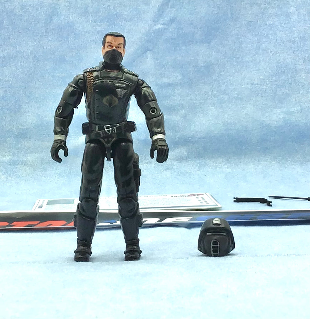 2005 VVV G.I. JOE COBRA CRIMSON SHADOW GUARD V8 ELITE TROOPER TRU EXCLUSIVE LOOSE 100% COMPLETE - WEAPON SET THREE BOW & ARROW + F/C