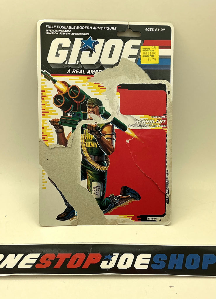 1989 VINTAGE ARAH BACKBLAST V1 FULL FILE CARD (b)