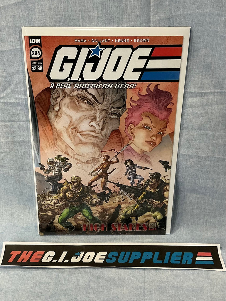 IDW PUBLISHING G.I. JOE A REAL AMERICAN HERO (2010-2022) ISSUE #294 [COVER A WILLIAMS II] COMIC BOOK MAY 2022