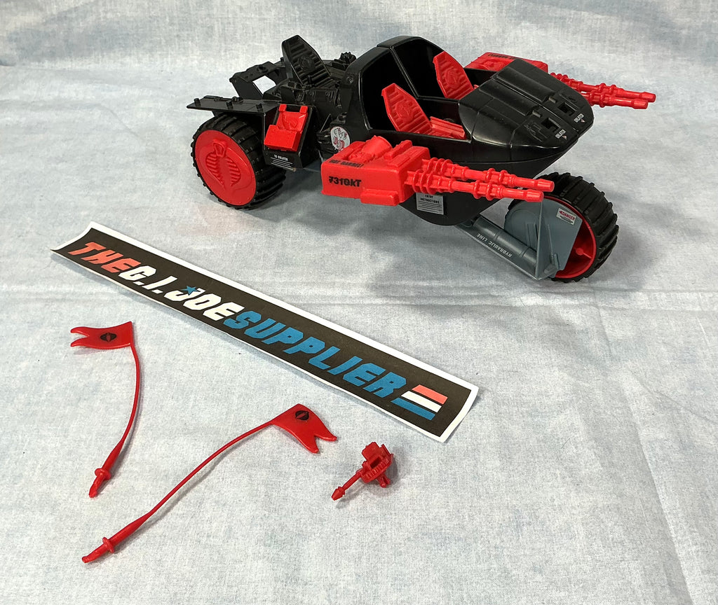 1986 VINTAGE ARAH G.I. JOE COBRA STUN VEHICLE ONLY LOOSE 100% COMPLETE (k)