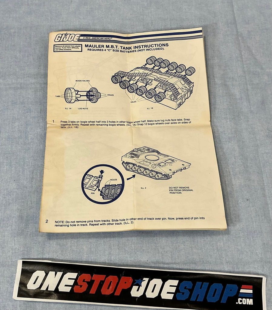 1985 VINTAGE ARAH MAULER TANK VEHICLE BLUEPRINTS (b)