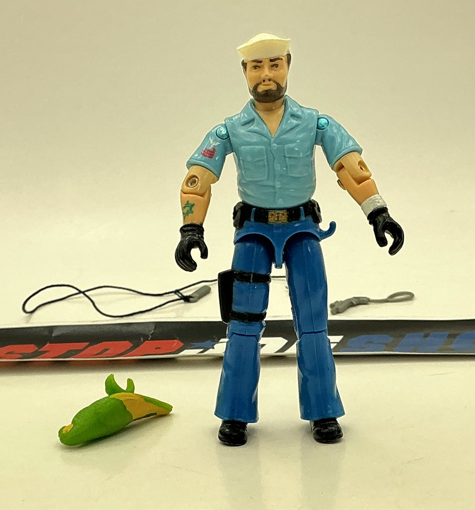 1985 VINTAGE ARAH G.I. JOE SHIPWRECK V1 SAILOR LOOSE 100% COMPLETE (c)