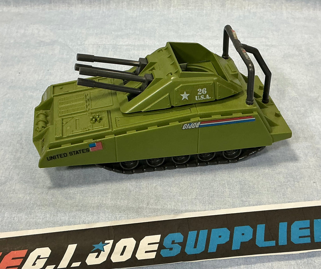 1985 VINTAGE ARAH G.I. JOE ARMADILLO MINI TANK VEHICLE LOOSE 100% COMPLETE (f)