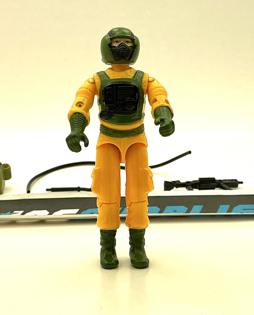 1985 VINTAGE ARAH G.I. JOE AIRTIGHT V1 HOSTILE ENVIRONMENT LOOSE 100% COMPLETE (d)