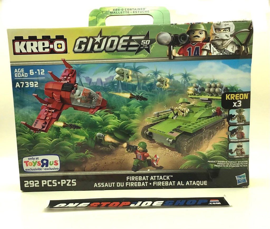 KRE-O G.I. JOE FIREBAT ATTACK SET NEW SEALED DAMAGED BOX