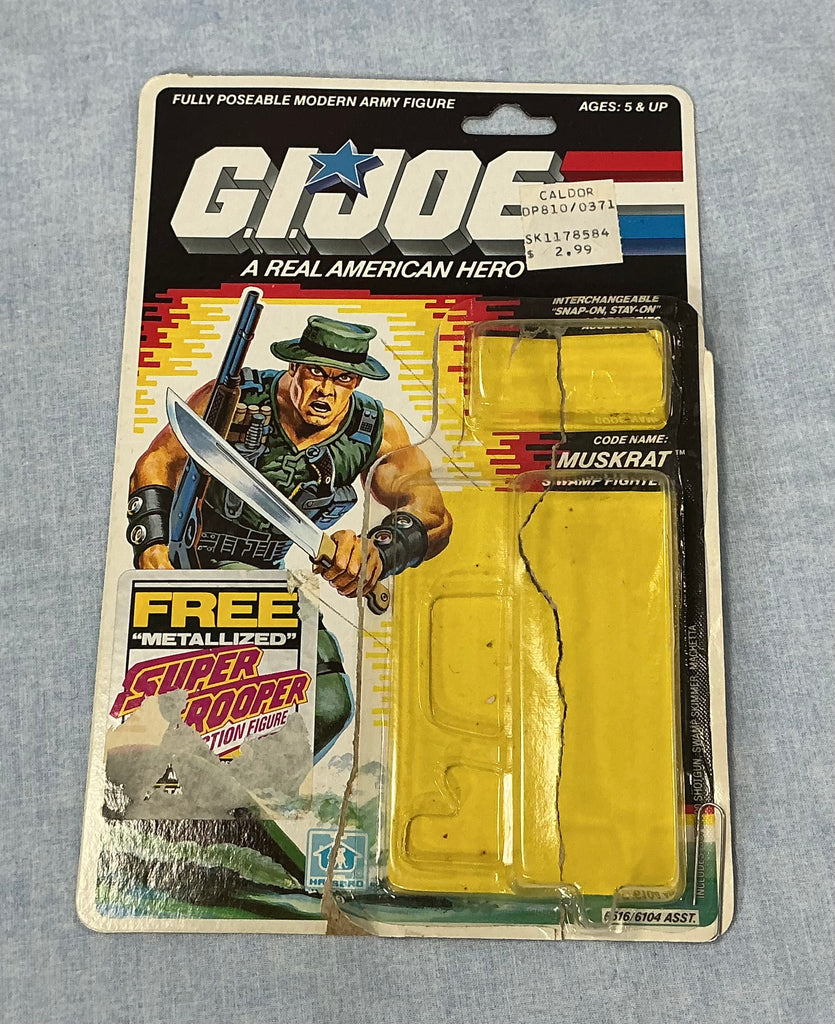 1988 VINTAGE ARAH MUSKRAT V1 SUPER TROOPER OFFER FULL FILE CARD (c)