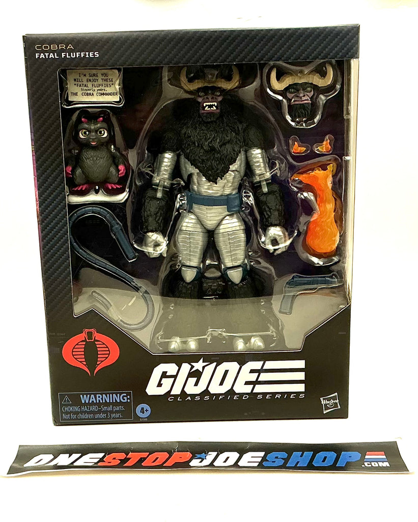 2026 SDCC CLASSIFIED G.I. JOE FATAL FLUFFIES #204 6" FIGURE COMIC CONVENTION NEW SEALED