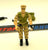 1988 VINTAGE ARAH G.I. JOE REPEATER V1 STEADI-CAM MACHINE GUNNER LOOSE 100% COMPLETE (g)