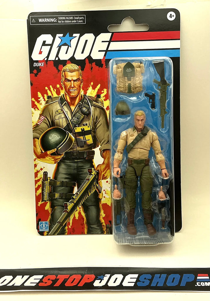 2025 CLASSIFIED RETRO CARDBACK G.I. JOE DUKE 6" FIGURE NEW SEALED