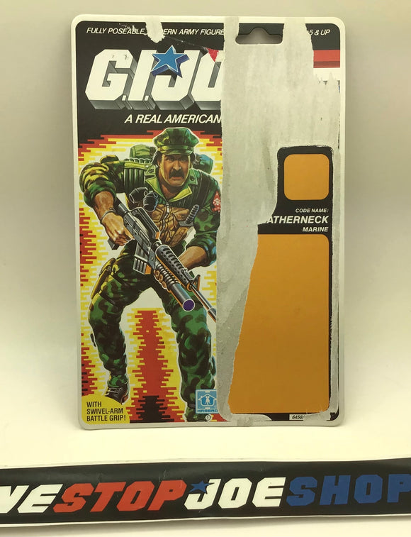 1986 VINTAGE ARAH LEATHERNECK V1 FULL FILE CARD