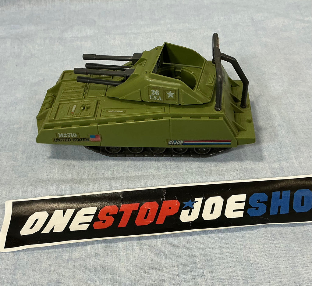 1985 VINTAGE ARAH G.I. JOE ARMADILLO MINI TANK VEHICLE LOOSE 100% COMPLETE (g)