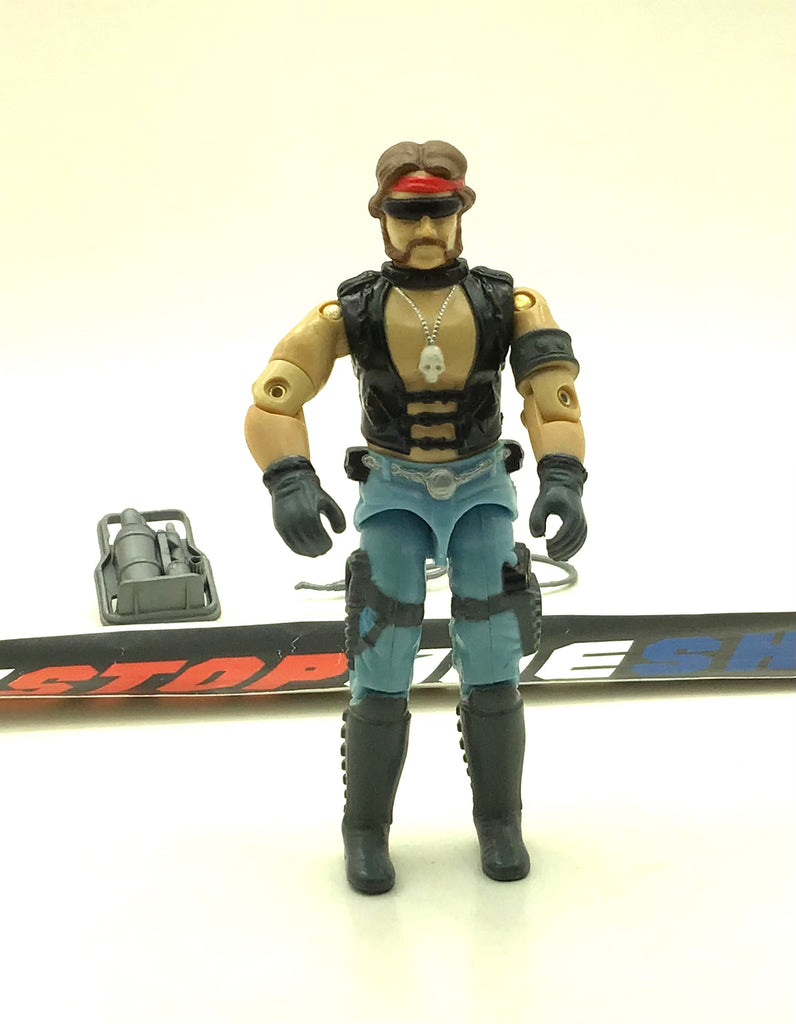 1985 VINTAGE ARAH G.I. JOE DREADNOK TORCH V1 LOOSE 100% COMPLETE (d)