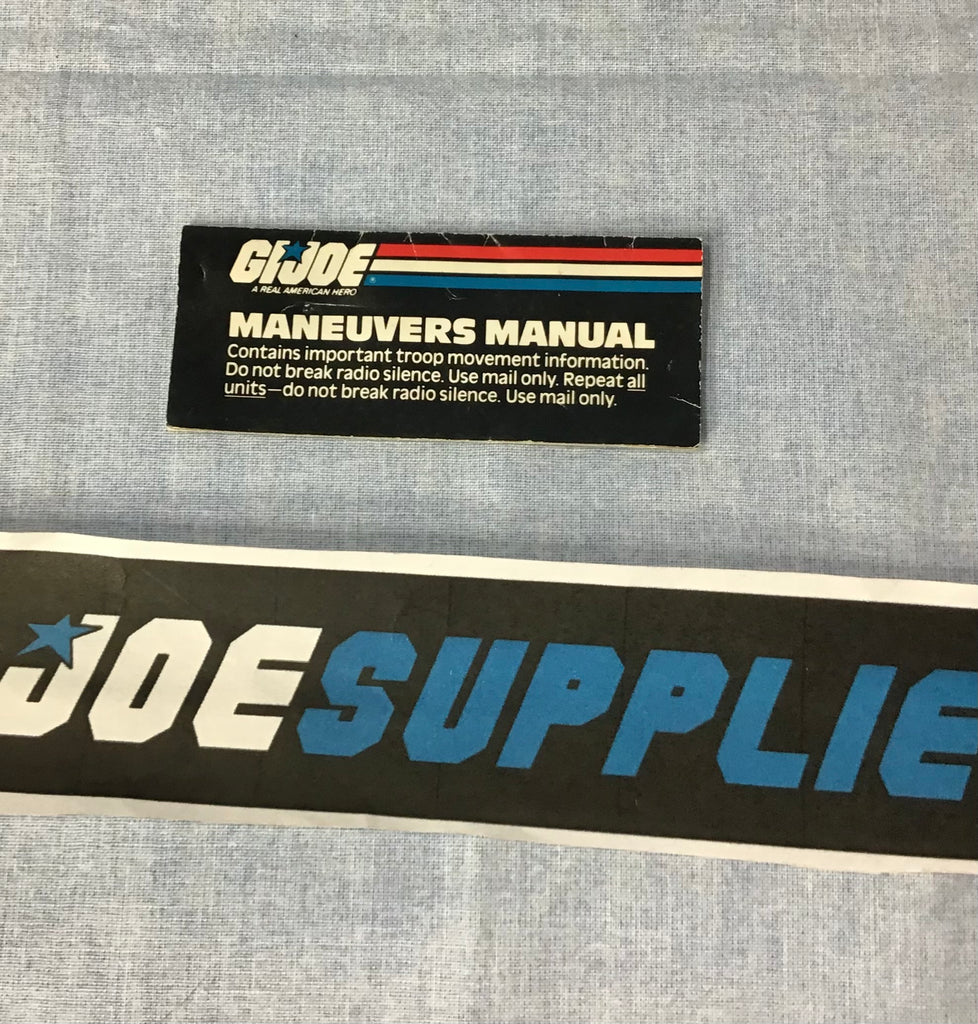 1987 ARAH G.I. JOE MANEUVERS MANUAL OFFER MAIL ORDER  BROCHURE BOOKLET PAMPHLET INSERT COMPLETE