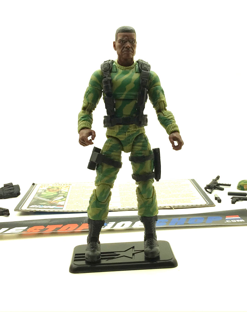 2024 CLASSIFIED RETRO CARDBACK G.I. JOE SGT. STALKER 6" FIGURE LOOSE 100% COMPLETE + F/C