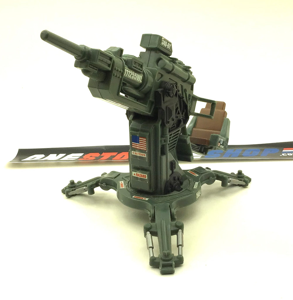 2009 25TH ANNIVERSARY G.I. JOE F.L.A.K. FLAK CANNON ALPHA ROSS EXCLUSIVE VEHICLE ONLY LOOSE 100% COMPLETE DECALS (b)