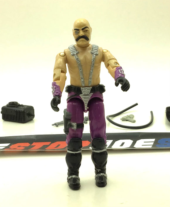 1986 VINTAGE ARAH G.I. JOE COBRA DR. MINDBENDER V1 MASTER OF MIND CONTROL LOOSE 100% COMPLETE (i)