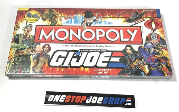 2009 25TH ANNIVERSARY G.I. JOE COBRA USAOPOLY COLLECTOR’S EDITION MONOPOLY NEW SEALED