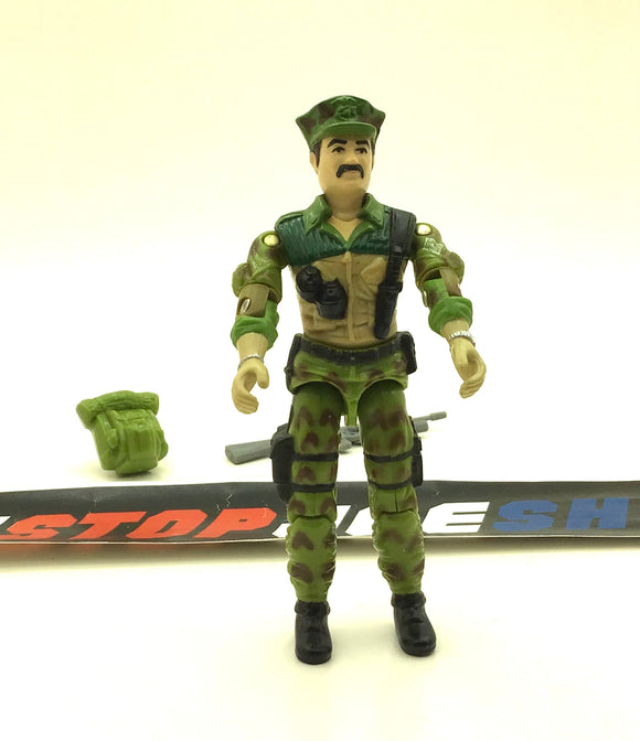 1986 VINTAGE ARAH G.I. JOE LEATHERNECK V1 MARINE LOOSE 100% COMPLETE (j)