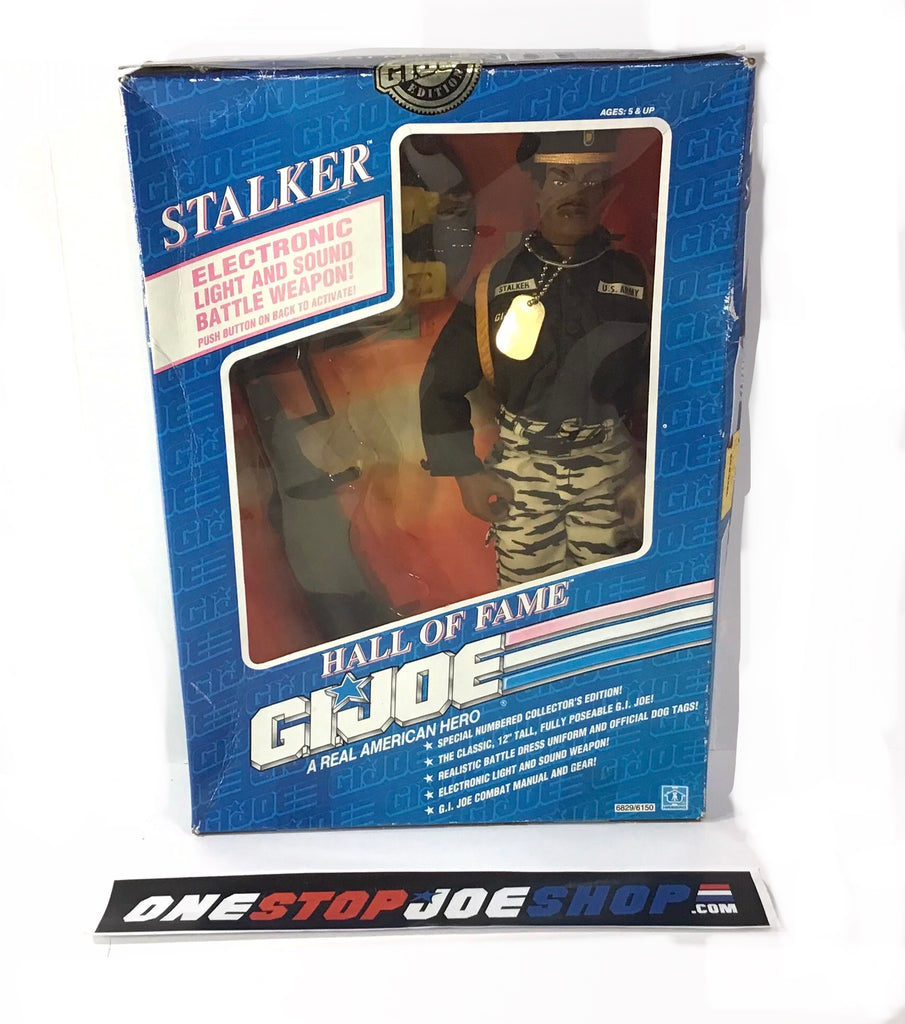 1991 VINTAGE G.I. JOE SGT. STALKER 12" HALL OF FAME ELECTRONIC FIGURE NEW SEALED