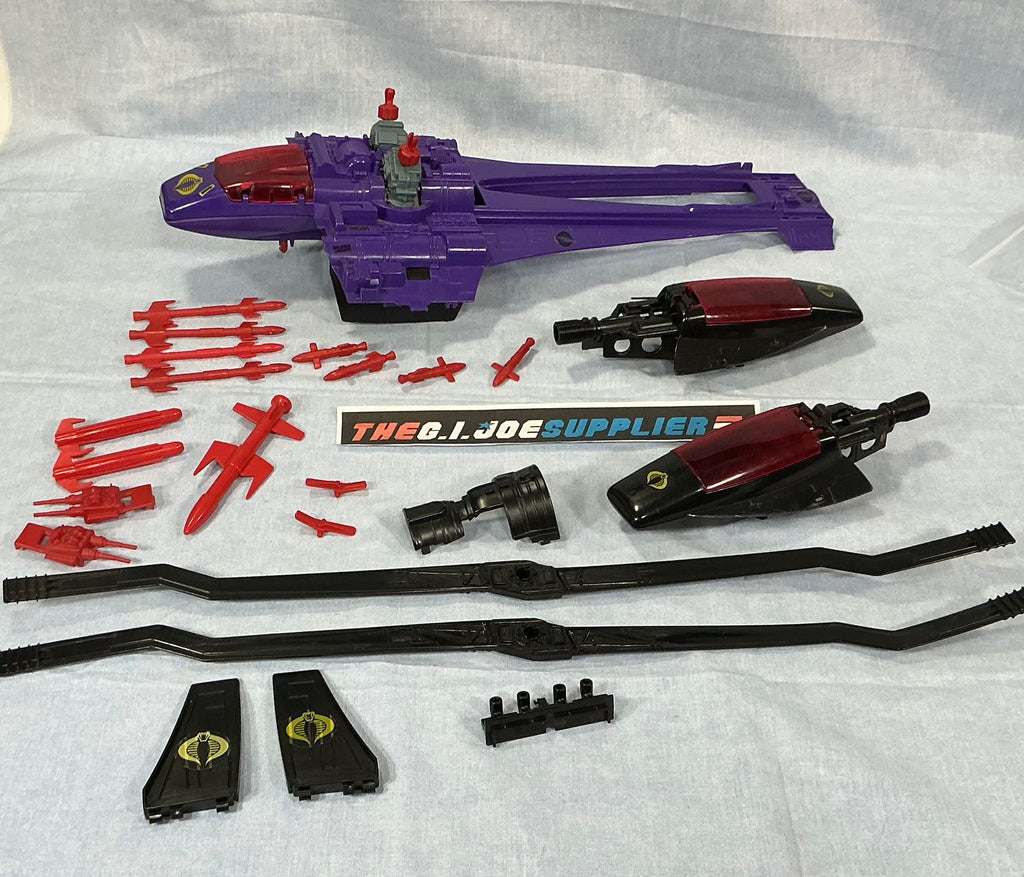 1987 VINTAGE ARAH G.I. JOE COBRA MAMBA VEHICLE ONLY LOOSE 100% COMPLETE (g) WORKS