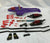 1987 VINTAGE ARAH G.I. JOE COBRA MAMBA VEHICLE ONLY LOOSE 100% COMPLETE (g) WORKS