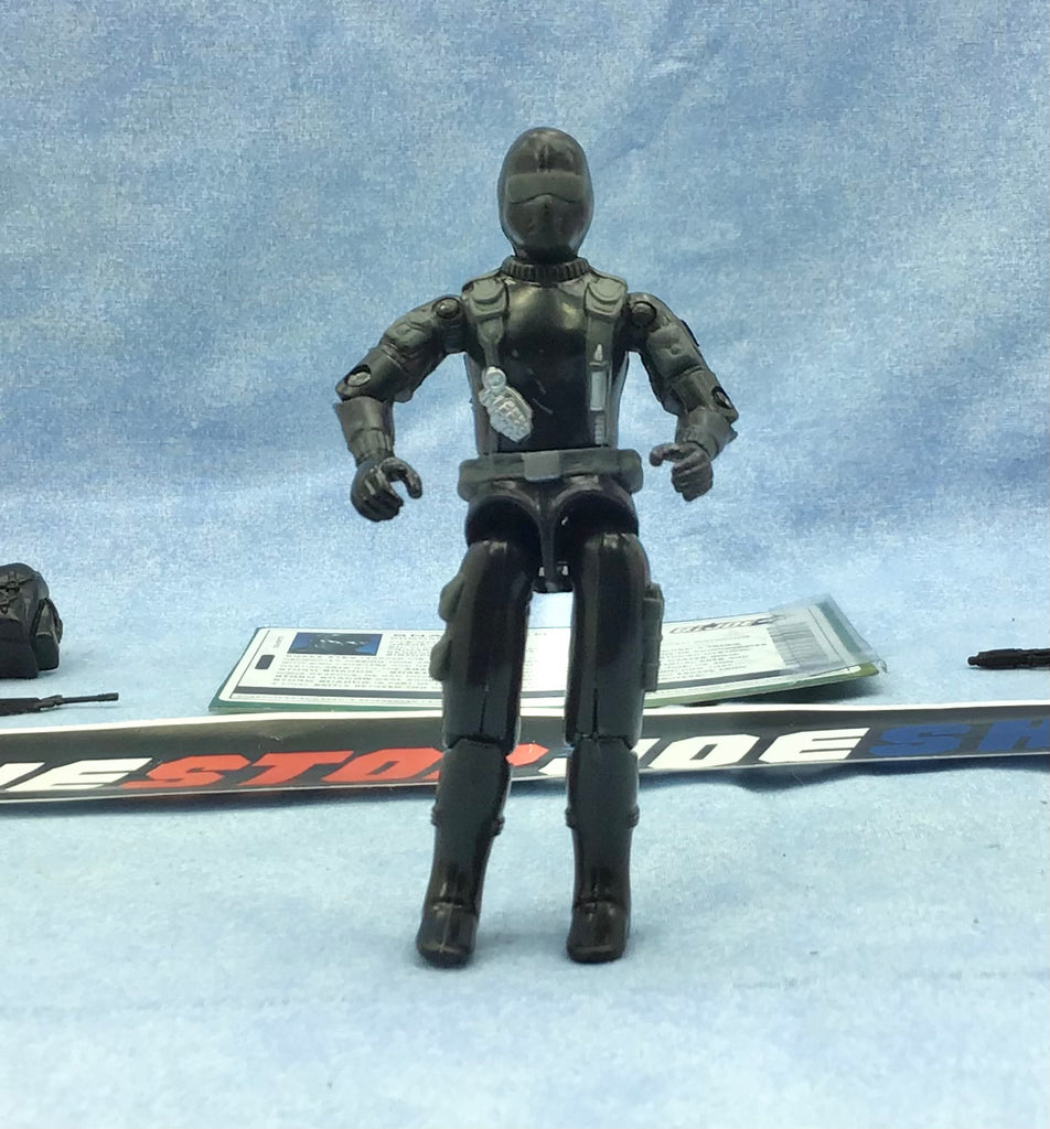 2004 VVV G.I. JOE SNAKE EYES V20 COVERT MISSION SPECIALIST COMIC PACK LOOSE 100% COMPLETE + F/C