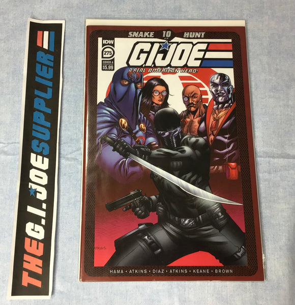 IDW PUBLISHING G.I. JOE A REAL AMERICAN HERO (2010-2022) ISSUE #275 [COVER A ATKINS] COMIC BOOK SEPTEMBER 2020 HIGH GRADE